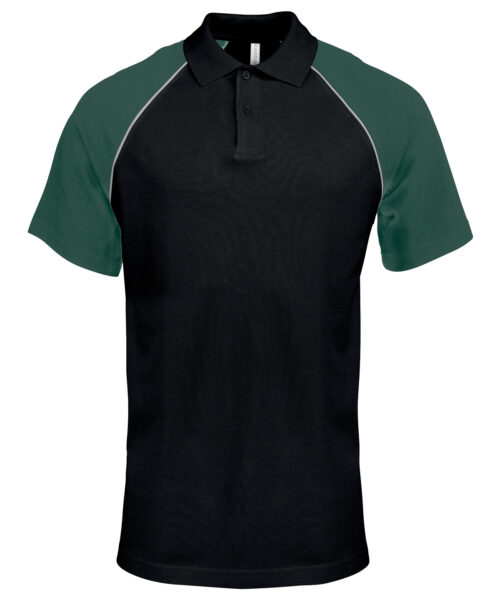 Polo Baseball Contrast Polo Shirt
