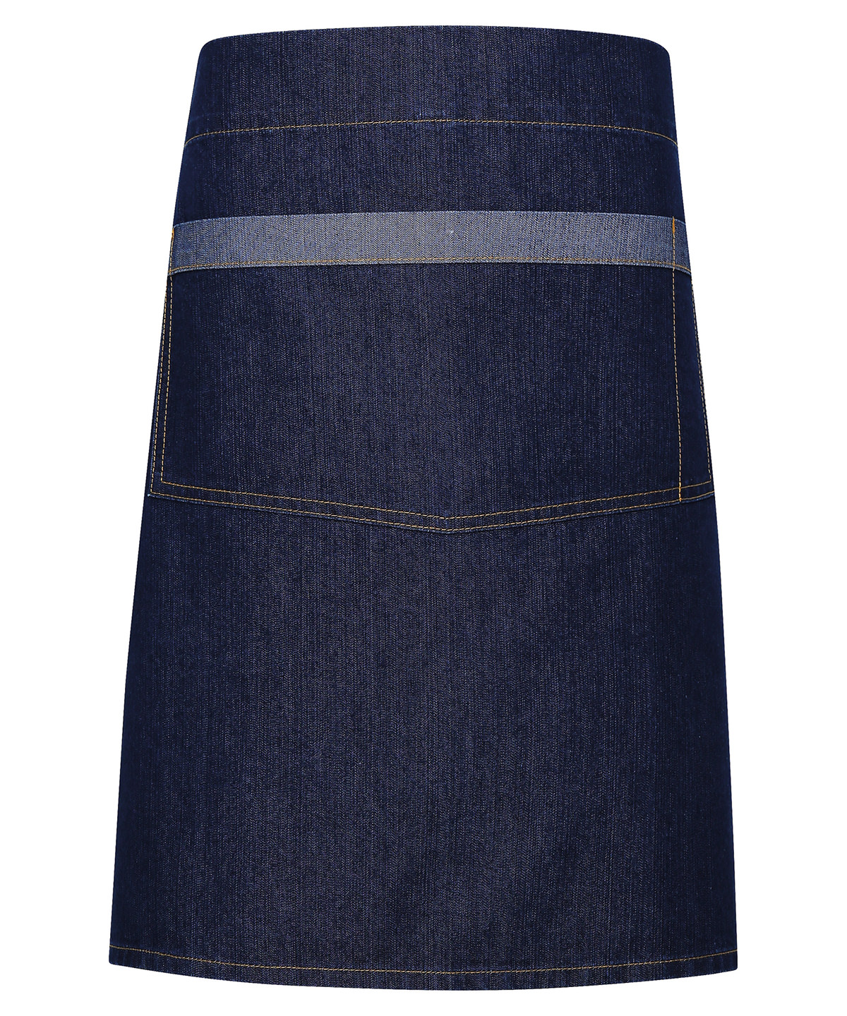 Domain Contrast Denim Waist Apron - Image 3