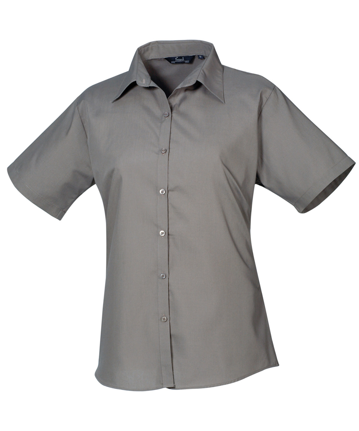 Women'S Short Sleeve Poplin Blouse - Image 5