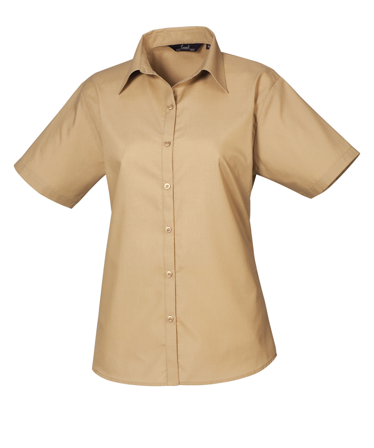 Women'S Short Sleeve Poplin Blouse - Image 7