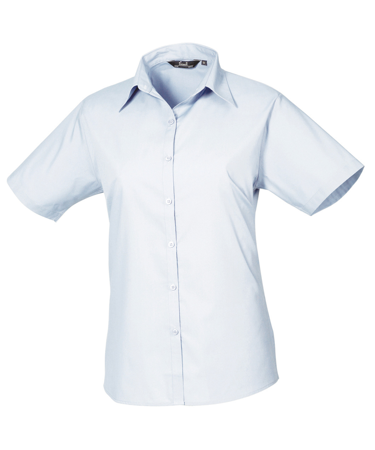 Women'S Short Sleeve Poplin Blouse - Image 8