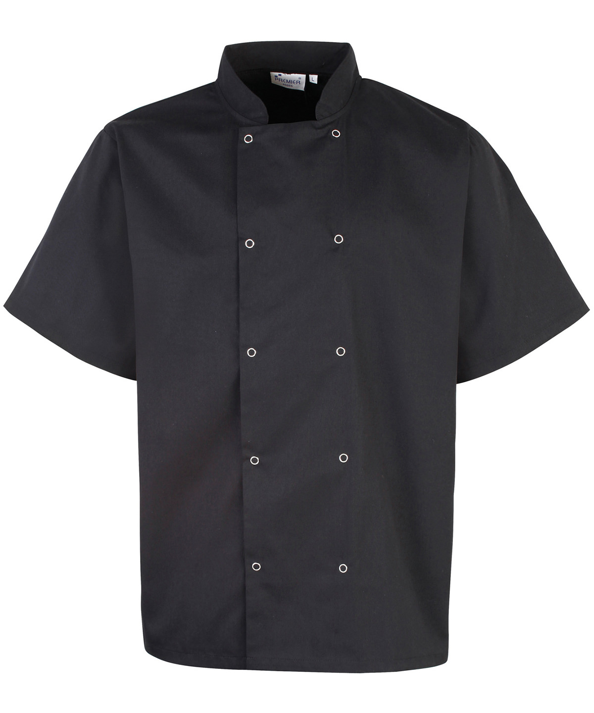 Studded Front Short Sleeve Chef'S Jacket - Image 2