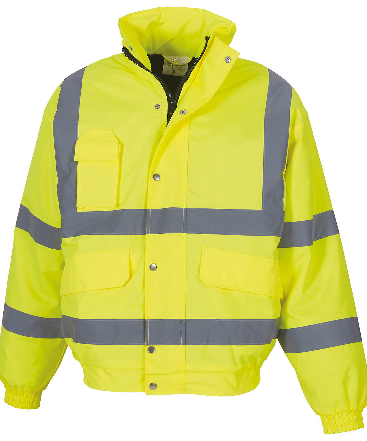 Hi-Vis Classic Bomber Jacket - Image 5