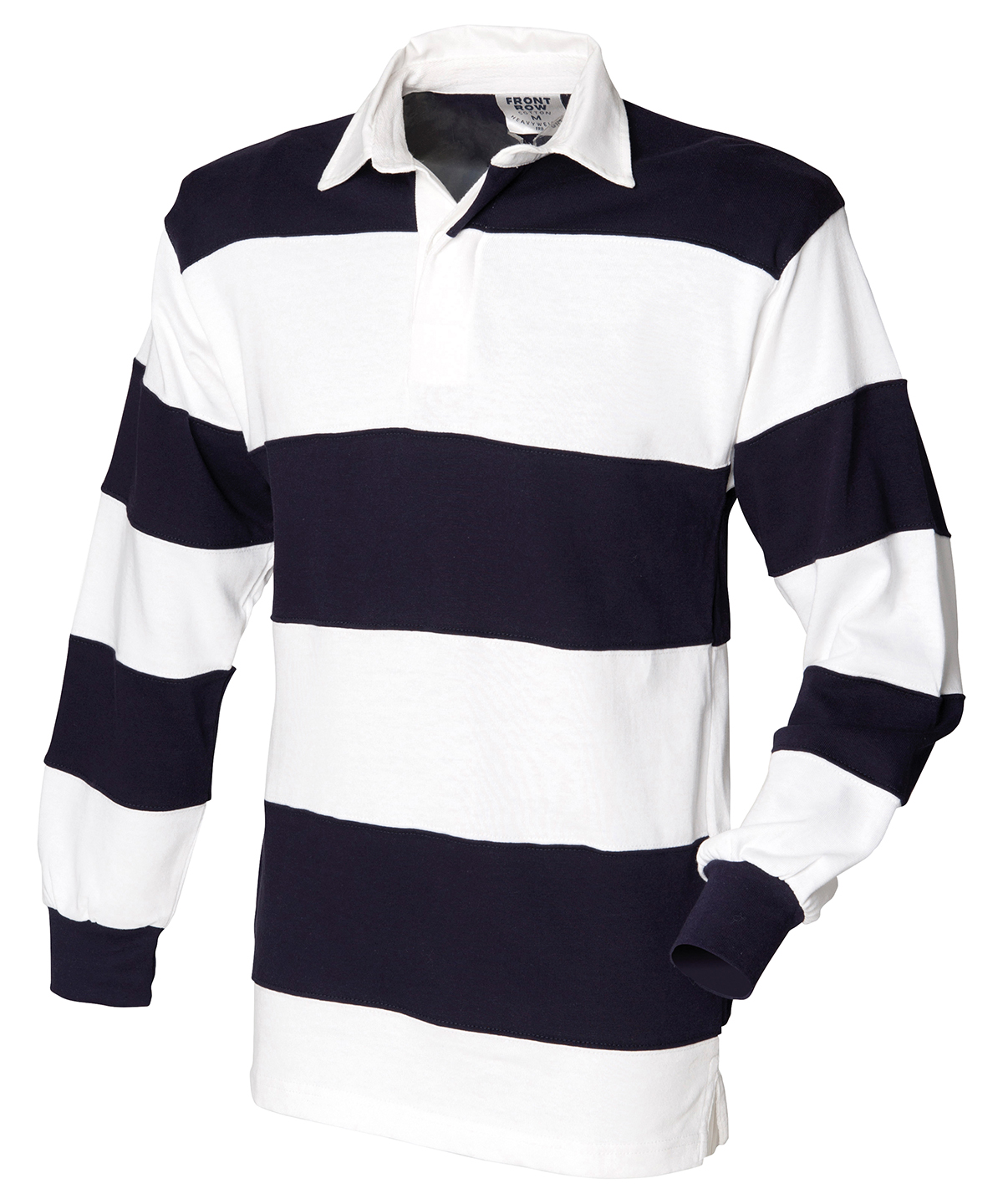 Sewn Stripe Long Sleeve Rugby Shirt - Image 4