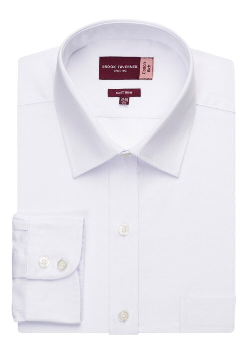 Brook Taverner Mantova Men's L/S Shirt Black/White