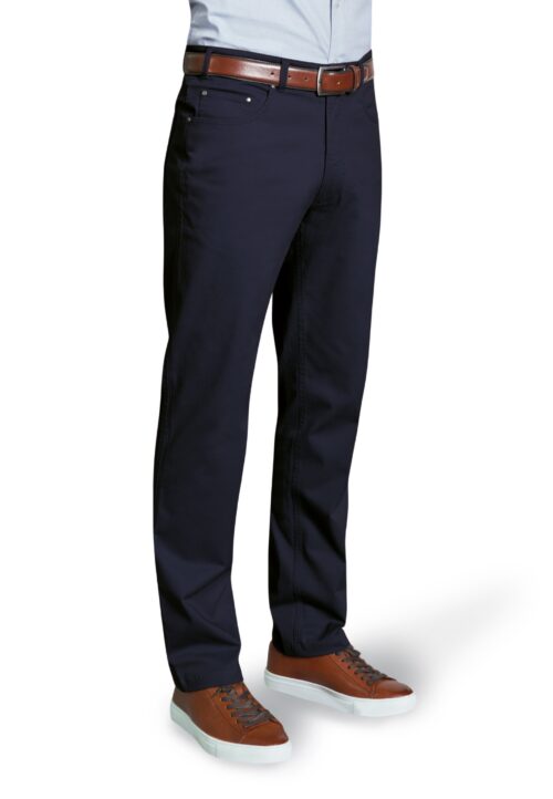 Brook Taverner Brunswick Tailored Fit Chino Black