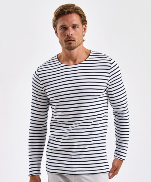 Men'S Marinière Coastal Long Sleeve Tee