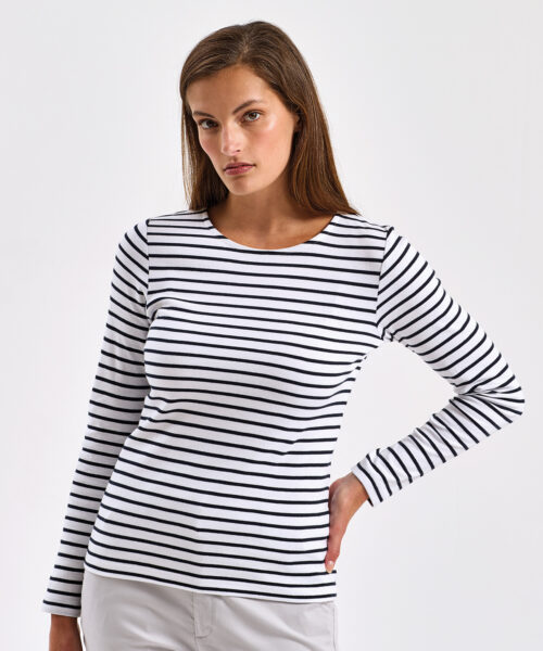 Women'S Marinière Coastal Long Sleeve Tee