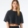Women’S Heavyweight Washed Cropped Tee