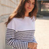 Long Sleeve Breton Striped T