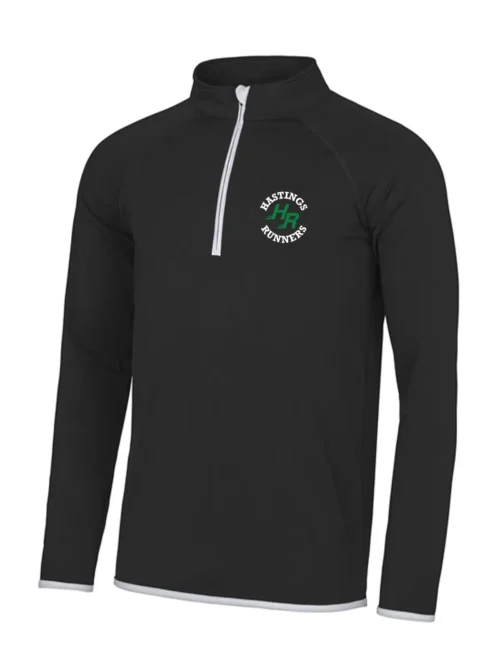Hastings Runners Black Cool Midlayer