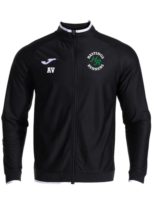 Hastings Runners Coaches Black Premium Jacket Initials