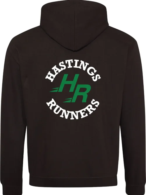 Hastings Runners Rear Black Varsity Hoodie