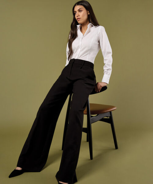 Business Blouse Long-Sleeved (Tailored Fit)