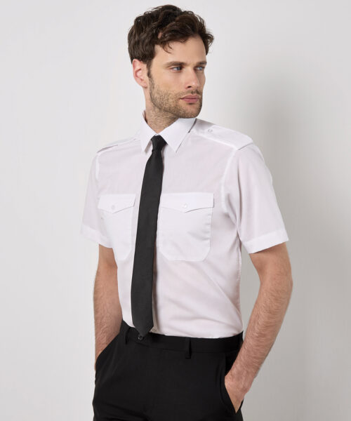Pilot Shirt Short-Sleeved (Tailored Fit)