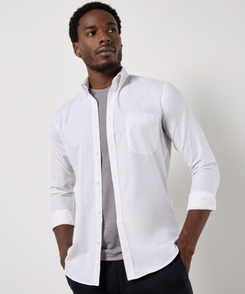 Slim Fit Workwear Oxford Shirt Long-Sleeved (Slim Fit)