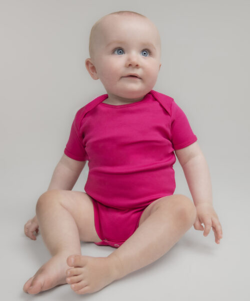 Short-Sleeved Bodysuit With Envelope Neck Opening