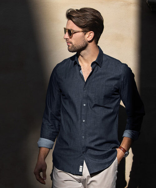 Torrance Modern Fit – Raw And Stylish Denim Shirt