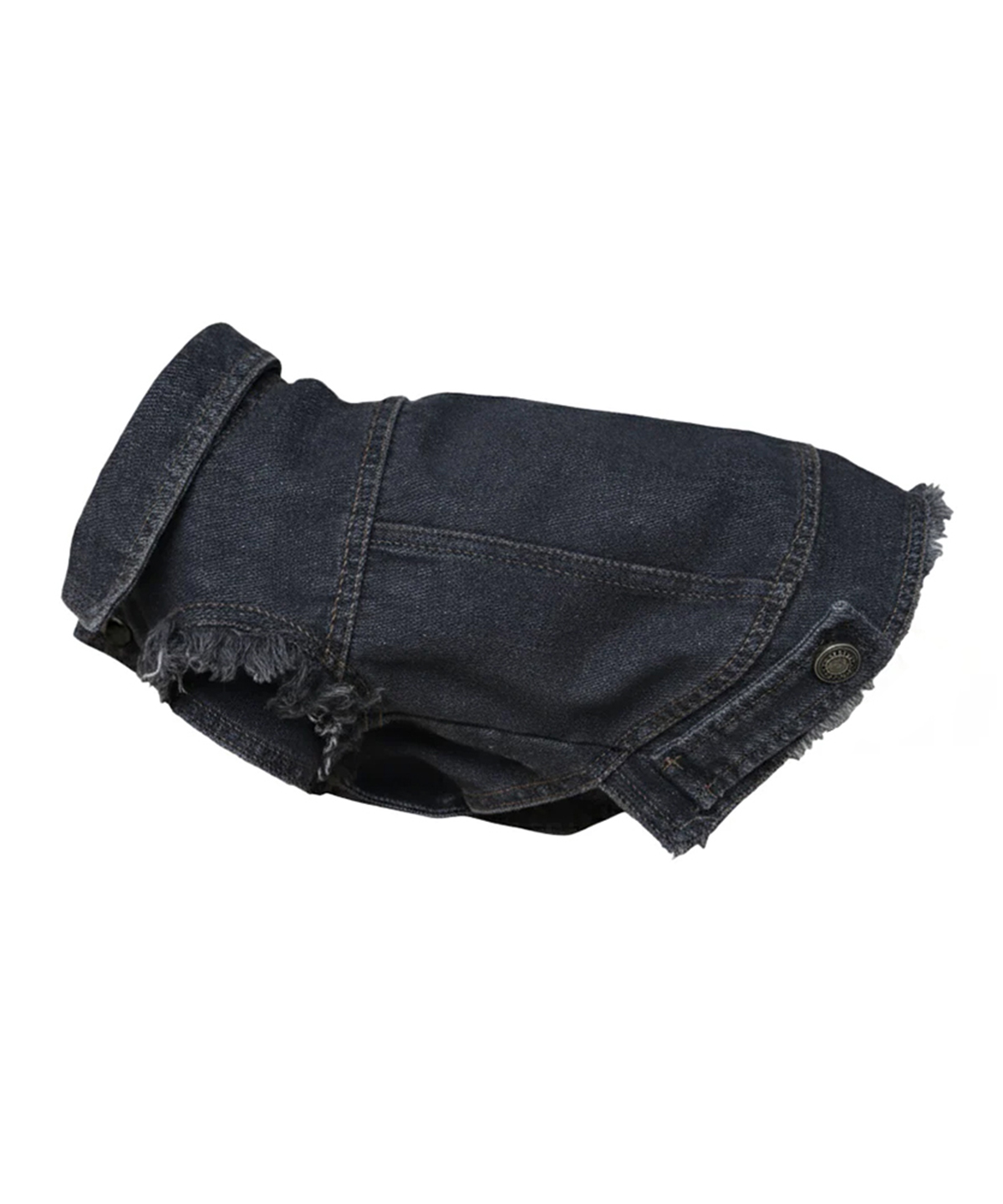 Embroidered Dog Denim Jacket - Image 2