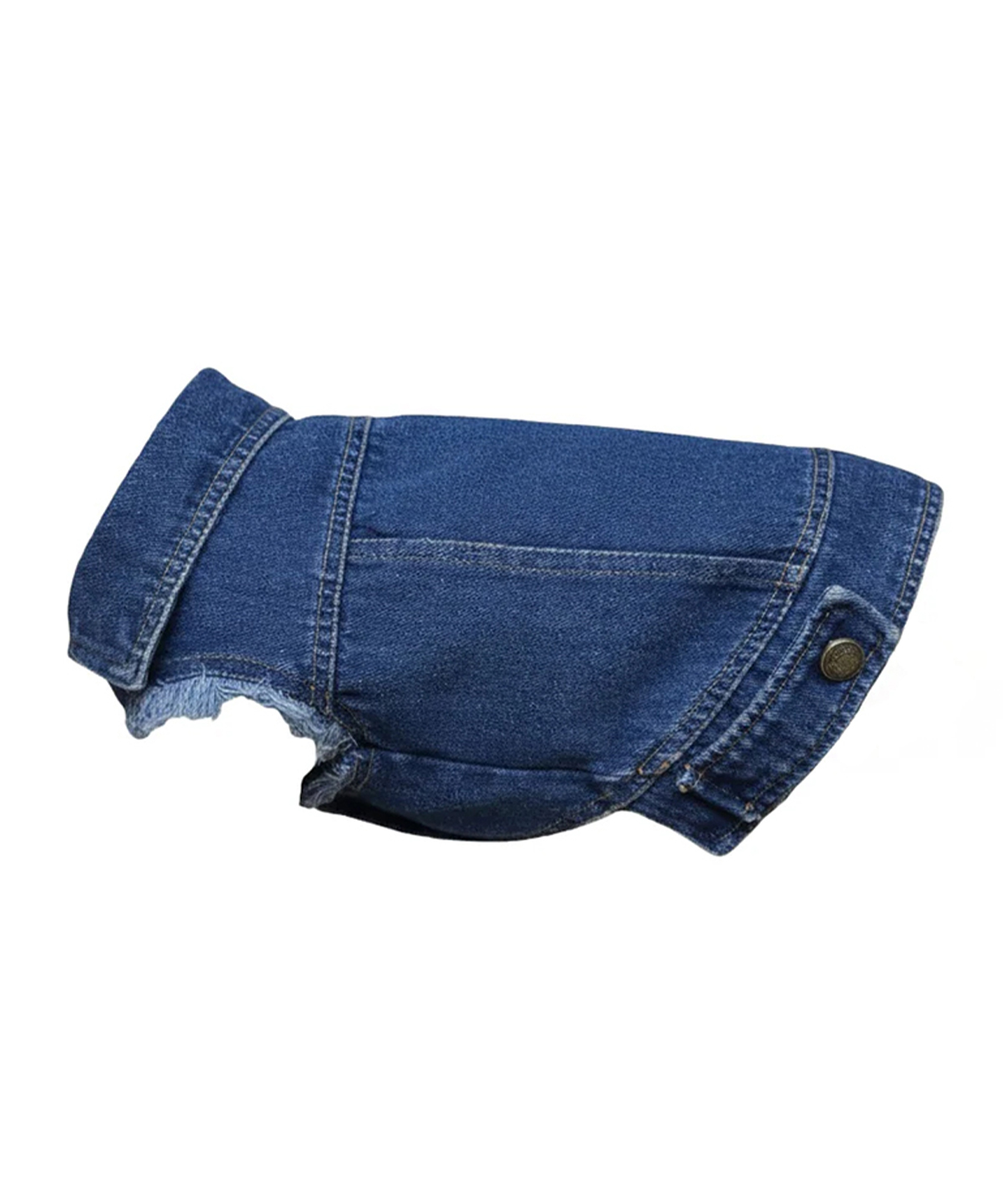 Embroidered Dog Denim Jacket - Image 3