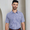 Microcheck (Gingham) Short Sleeve Cotton Shirt
