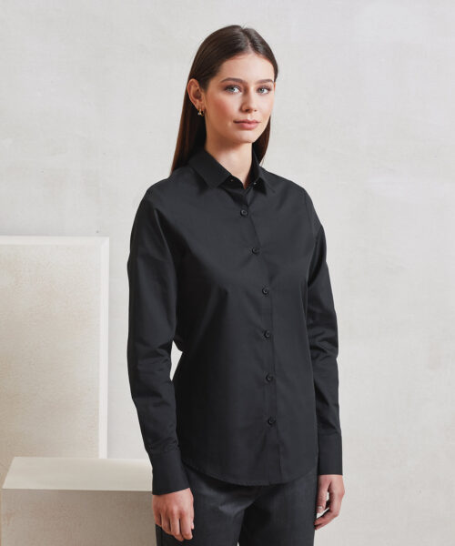 Women’S Long Sleeve ‘Recyclight’ Poplin Shirt