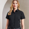 Women'S Supreme Poplin Short Sleeve Shirt
