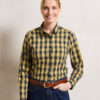 Women'S Mulligan Check Cotton Long Sleeve Shirt