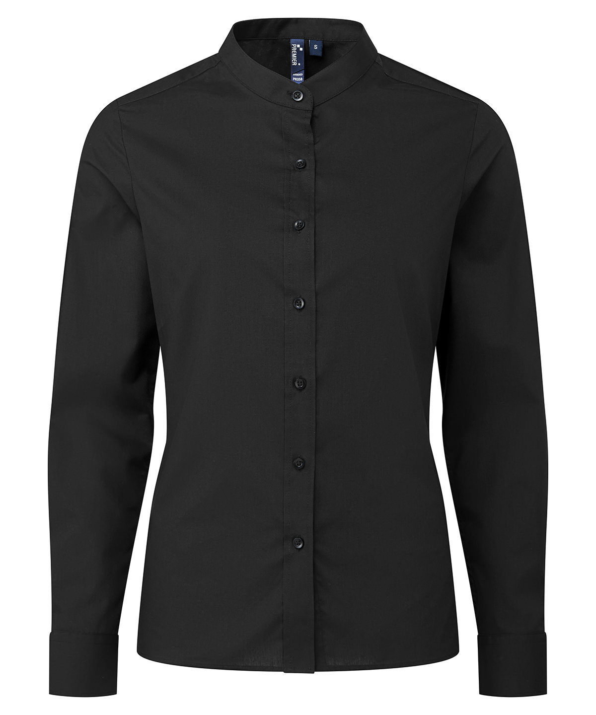 Women'S Banded Collar 'Grandad' Shirt - Image 2
