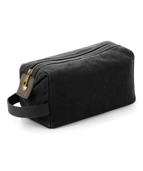 Heritage Waxed Canvas Wash Bag