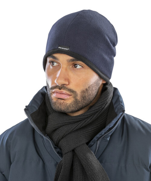 Reversible Microfleece Bob Hat