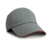 Herringbone Cap With Sandwich Peak
