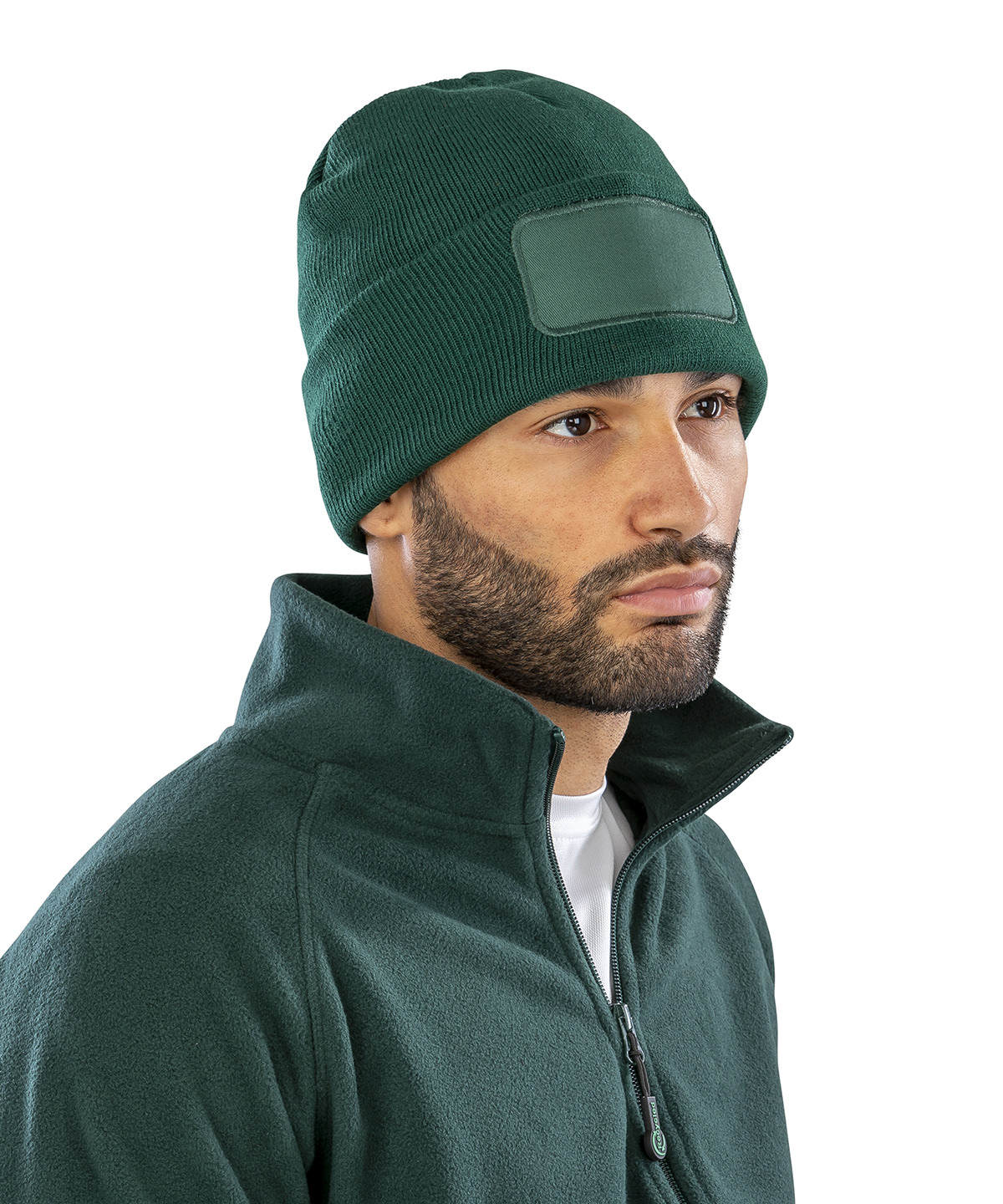 Recycled Double Knit Printers Beanie