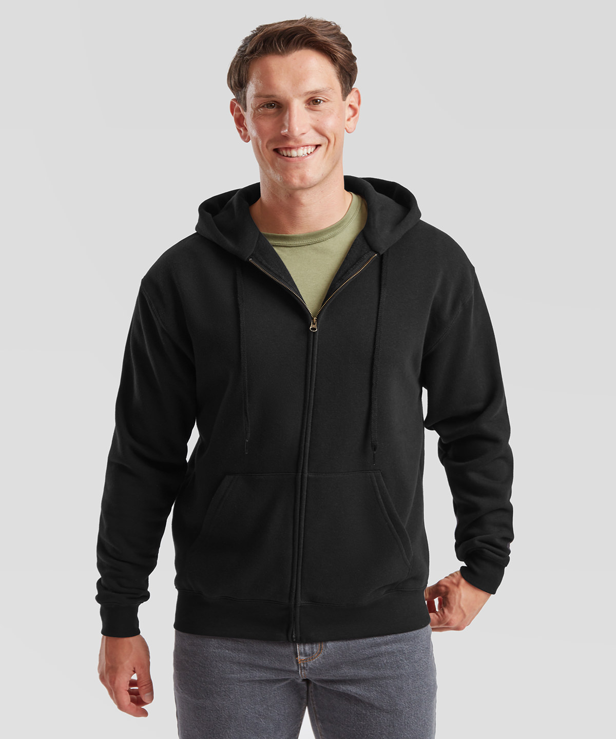 Premium 70/30 Hooded Sweatshirt Jacket