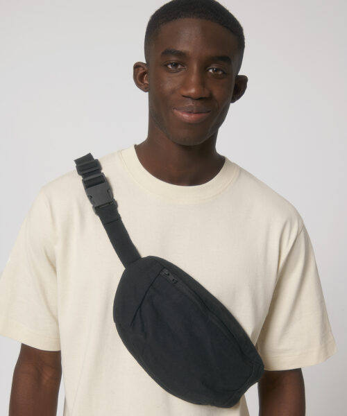 Hip Bag With Canvas Fabric
