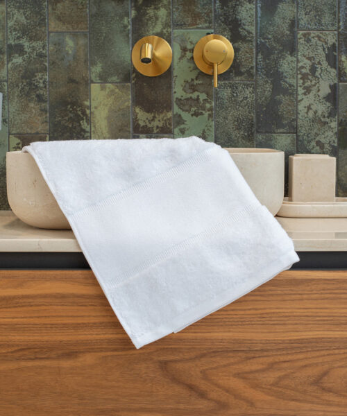 Organic Hand Towel With Printable Border