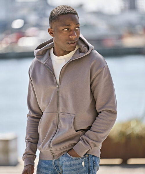 Unlabeled Hooded Full-Zip Sweatshirt