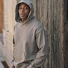 Unlabeled Heavy Loose-Fit Hooded Sweatshirt