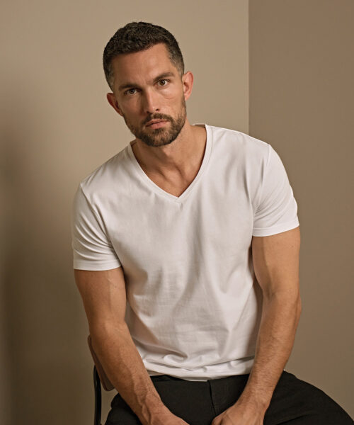 Stretch V-Neck Tee