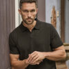 Luxury Stretch V-Neck Polo