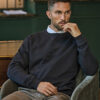 Ribbed Interlock Crew Neck
