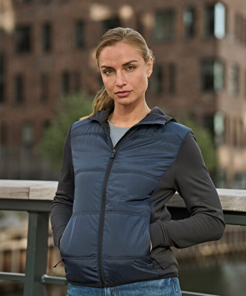 Women’S Hybrid-Stretch Hooded Jacket