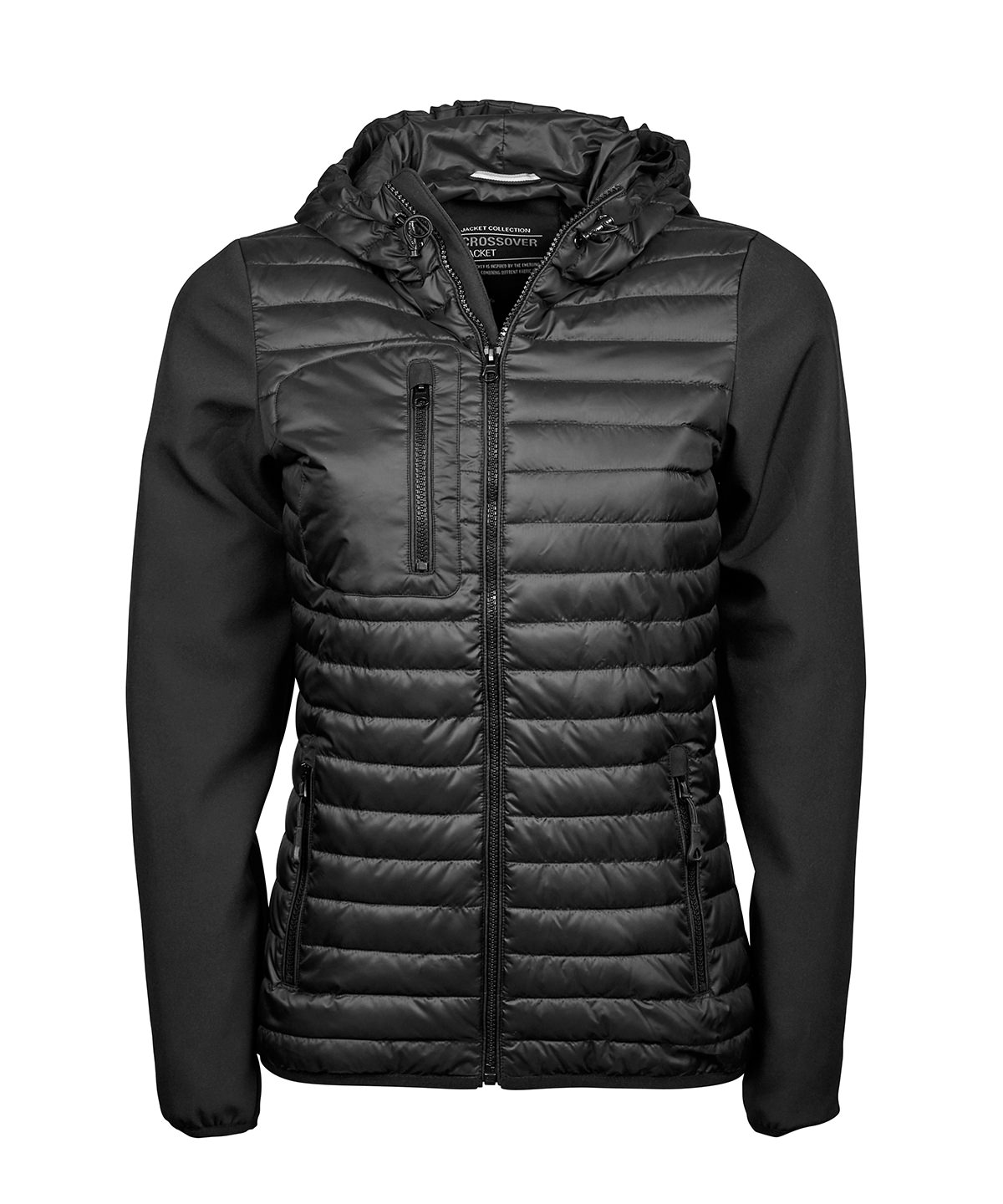 Women’S Hooded Crossover Jacket - Image 2