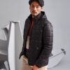 Box Quilt Hooded Jacket