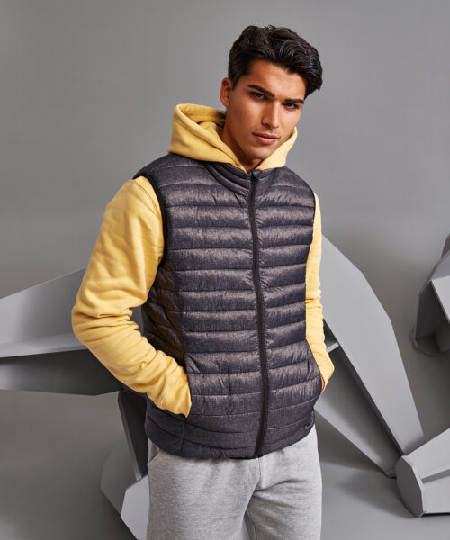 Melange Padded Gilet