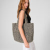Leopard Print Canvas Shopper