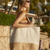 Jute Base Canvas Tote Xl