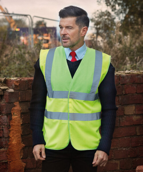 Hi-Vis 2-Band-And-Braces Waistcoat