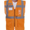 Hi-Vis Top Cool Open-Mesh Executive Waistcoat