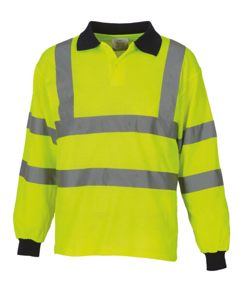 Hi-Vis Long Sleeve Polo